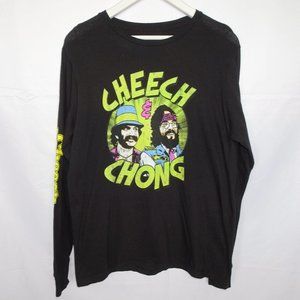 Cheech & Chong Black Long Sleeve Shirt